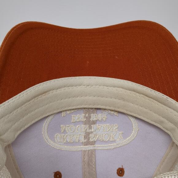 Great Smoky Mountains Est 1934 National Park Trucker Hat Orange OS Mesh Back - Picture 8 of 9